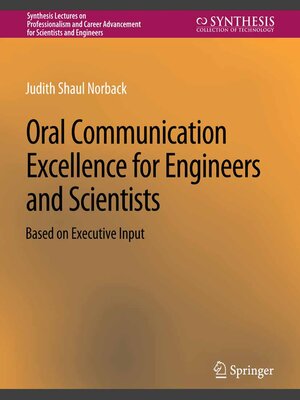 cover image of Oral Communication Excellence for Engineers and Scientists